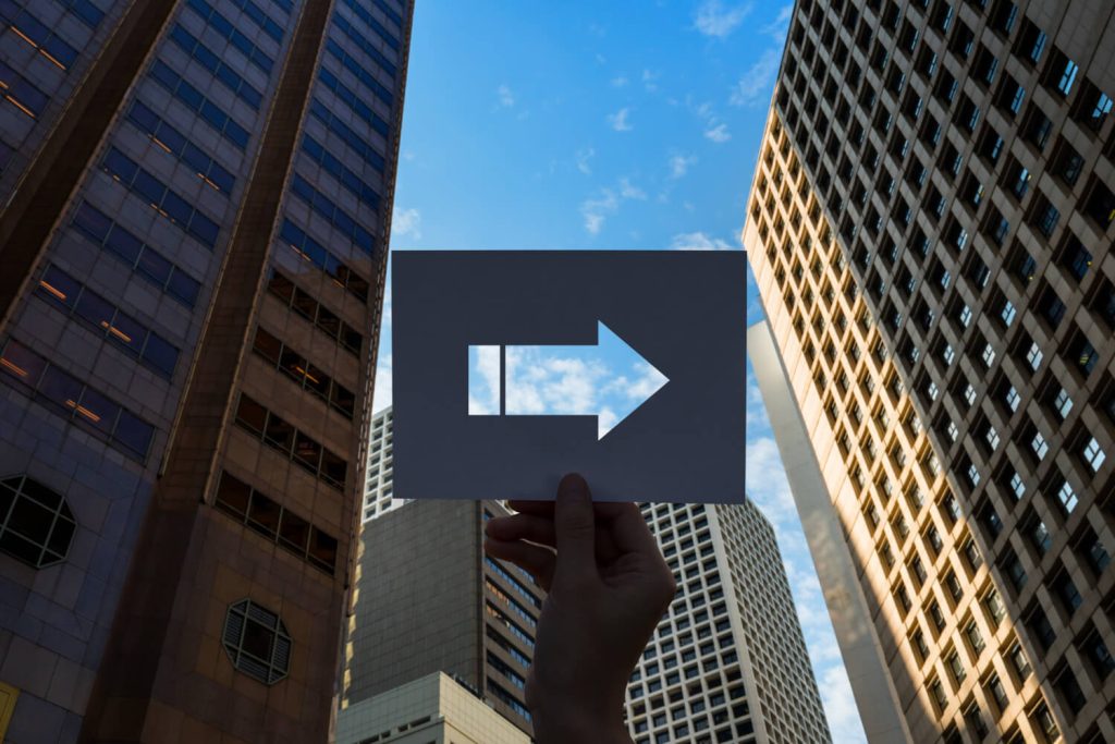 Road-sign-direction-perforated-paper-arrow